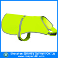 High Visibility Light Yellow Dog Product Safety Pet Apparel 100%Cotton